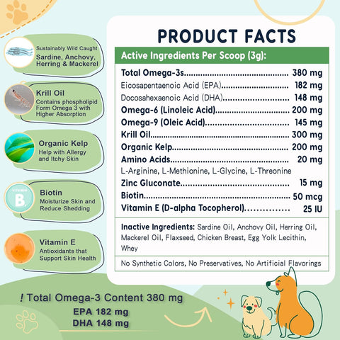 Fish Oil Powder for Dogs