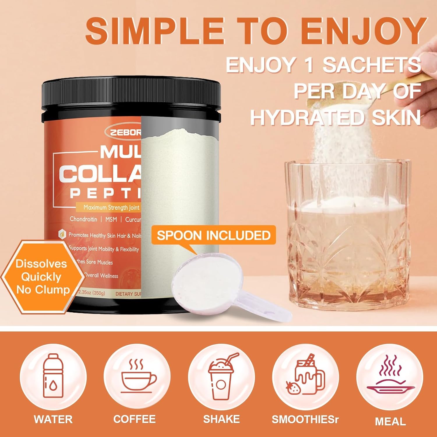 Easy-to-take Multi Collagen Peptides